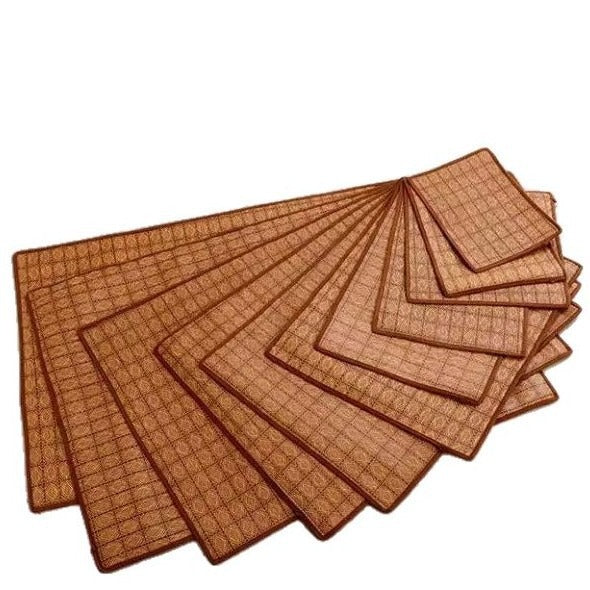 Breathable Rattan Cooling Pet Mat for Dogs & Cats