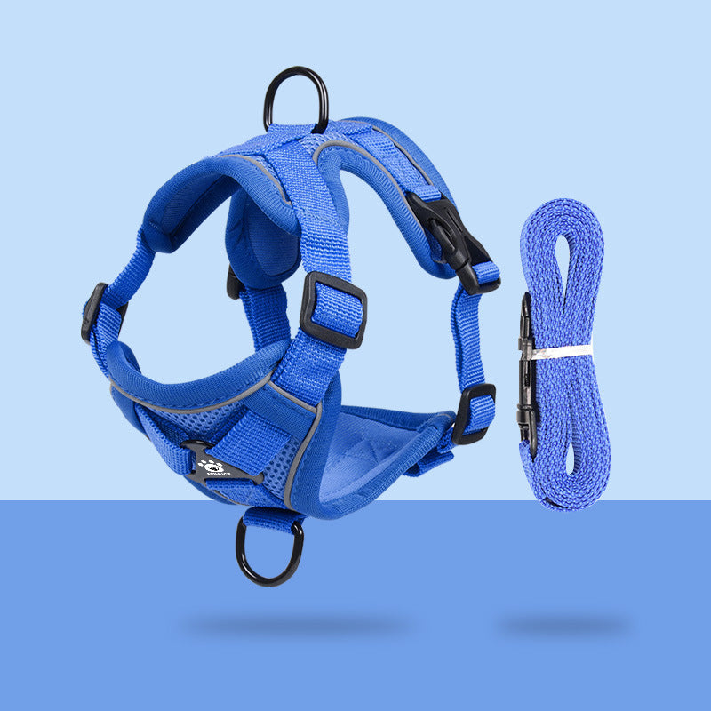 Reflective Escape-Proof Cat Harness and Leash Set
