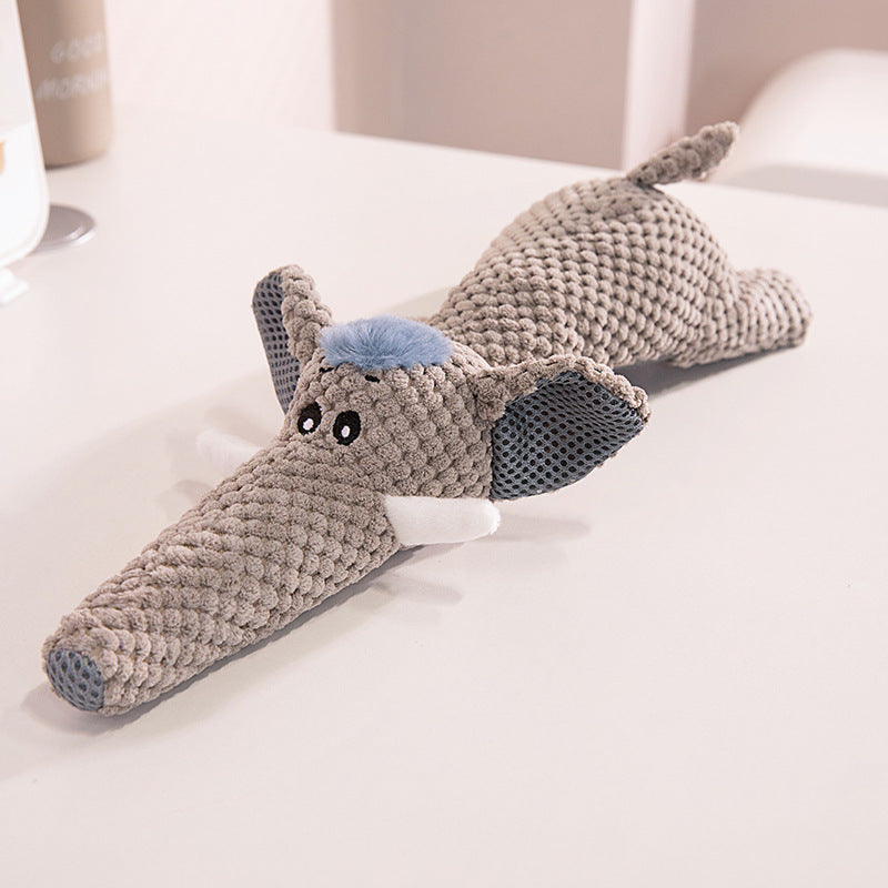 Squeaky Plush Animal Dog Toy