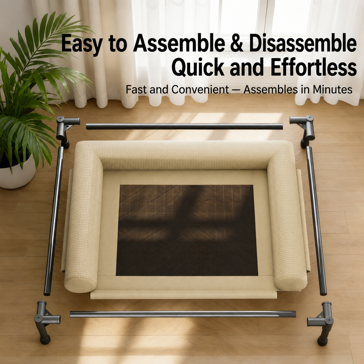 Elevated Breathable Dog Cot Bed