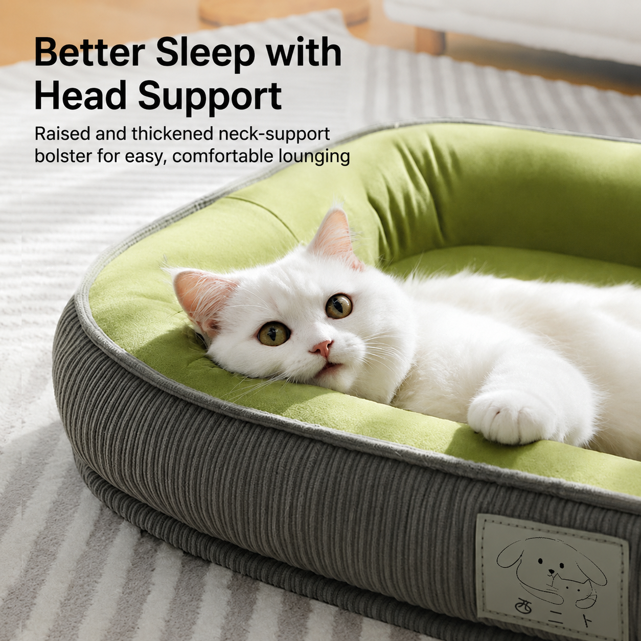Four-Season Washable Pet Bed for Cats & Small Dogs
