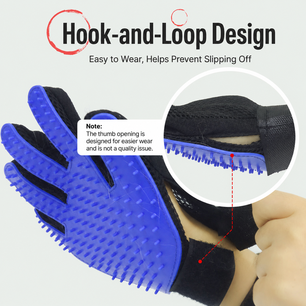Pet Grooming Glove for Dogs & Cats – Shedding & Cleaning Brush