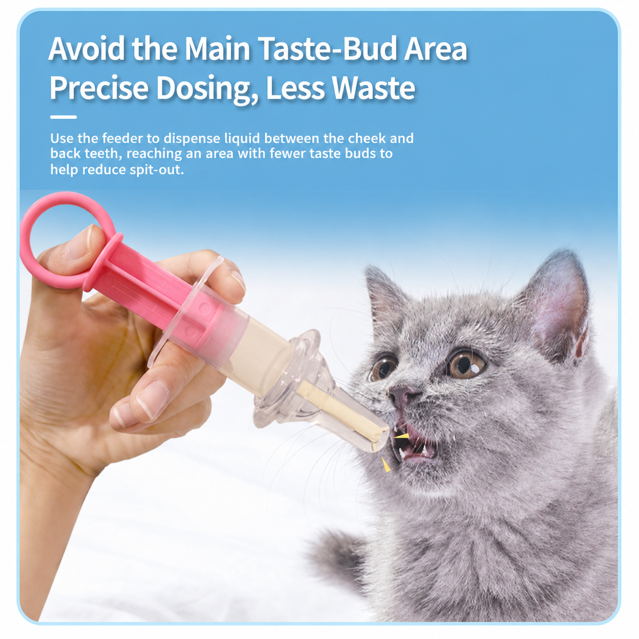 Pet Medicine Syringe Feeder for Cats & Dogs