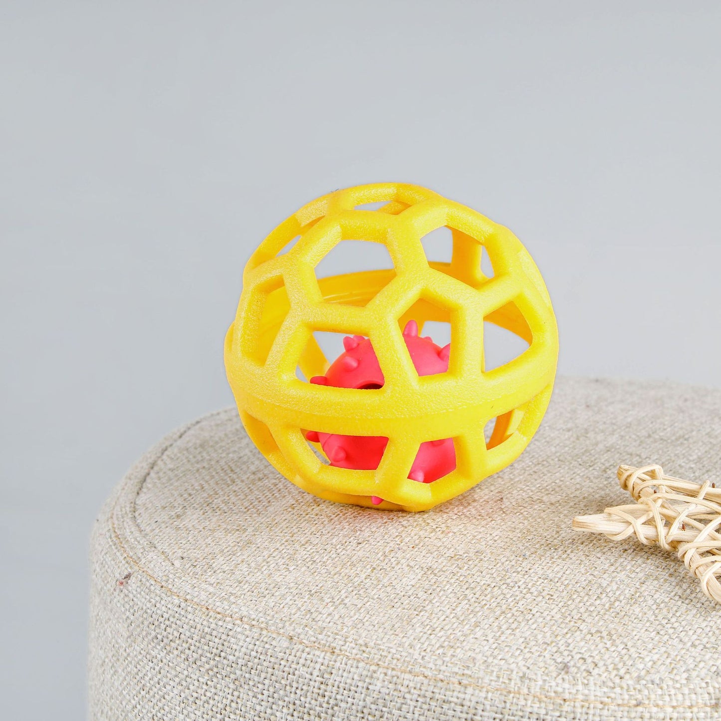 Durable TPR Interactive Dog Chew Ball Toy
