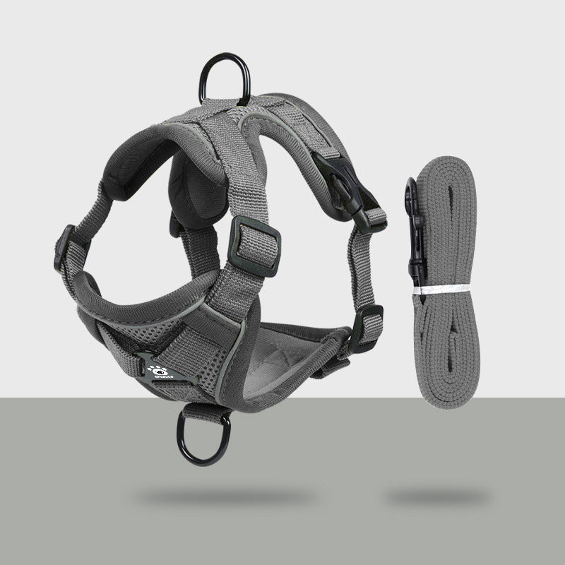 Reflective Escape-Proof Cat Harness and Leash Set