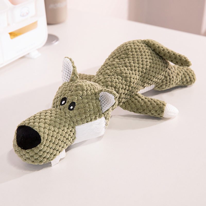 Squeaky Plush Animal Dog Toy