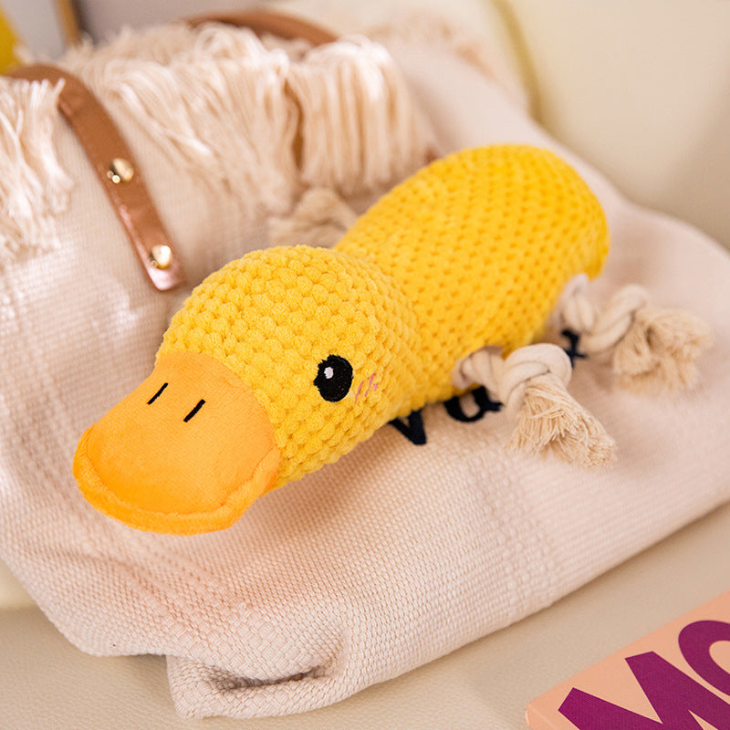 Squeaky Plush Animal Dog Toy